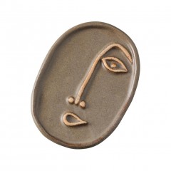 SMALL GREY FACE TRAY 